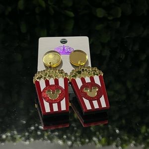 Popcorn Mouse Laser Cut Acrylic Earrings